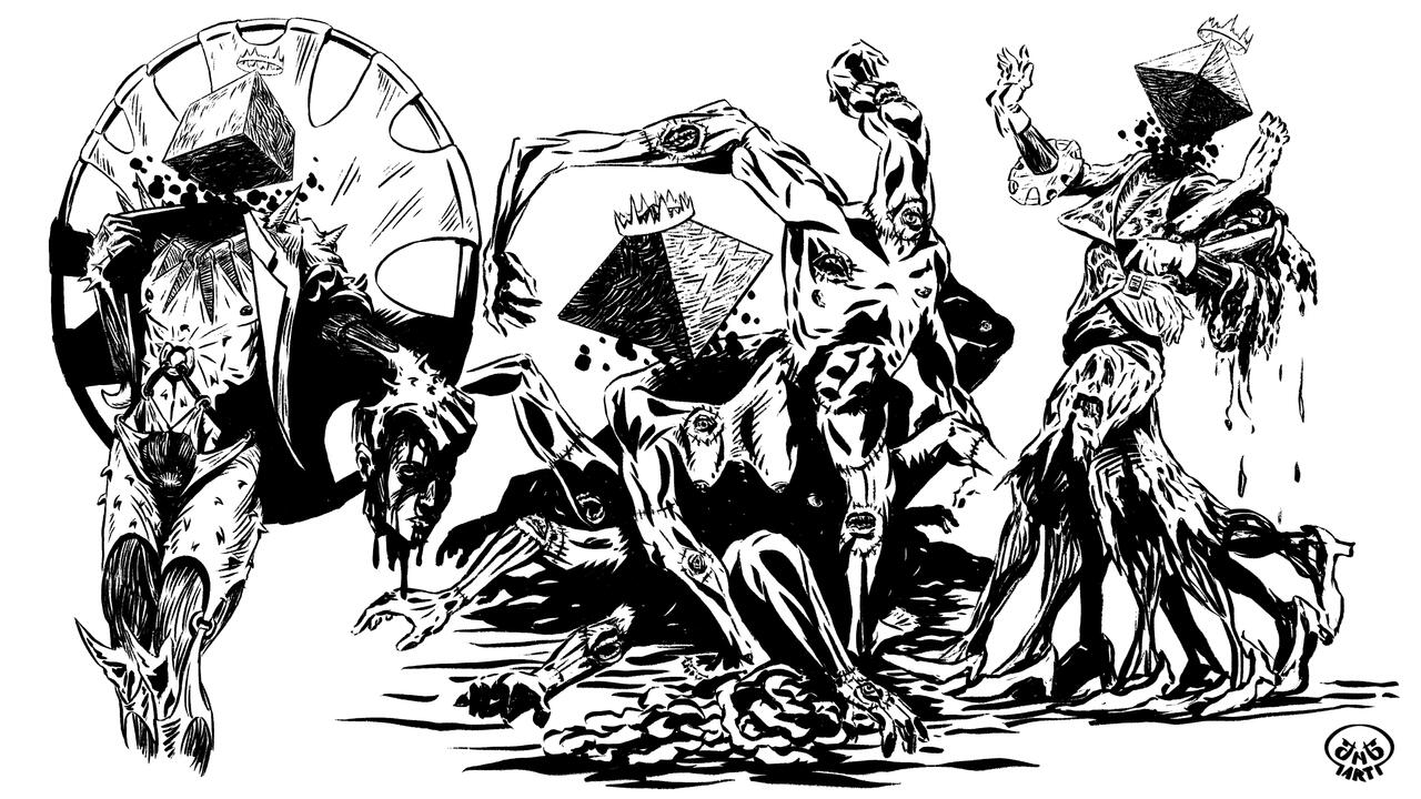 HELLPIERCERS Geometric Nightmare Demons