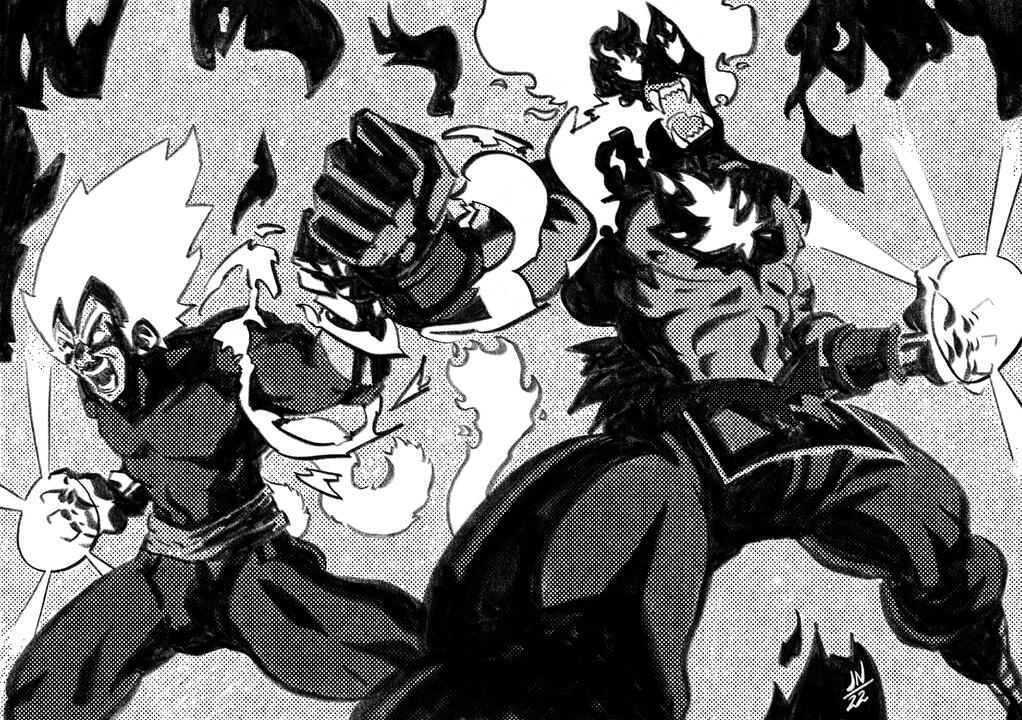 Vegeta and Goku Vegeta and Goku