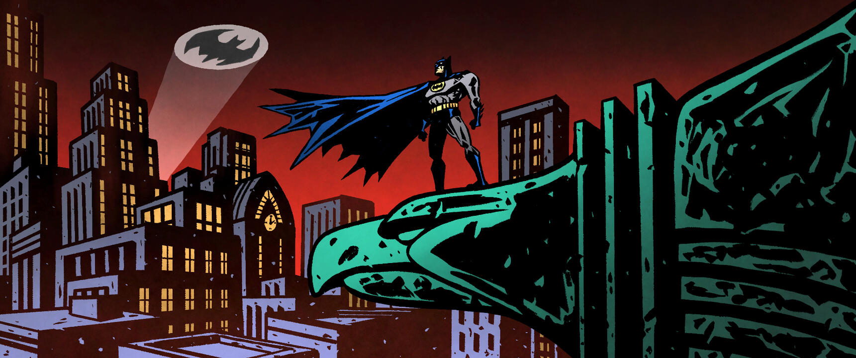 BTAS Gotham Skyline BTAS Gotham Skyline